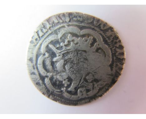 Edward IV, First Reign 1461-1470, Light Coinage 1464-1470, silver groat, York Mint, 'E' on breast, trefoils at neck, mm. Lis,