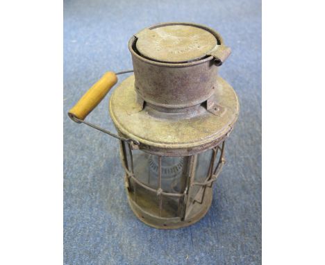 Paraffin Trench Lamp manufactured by Rippingillies, Birmingham in 1917 (stamped in lid)