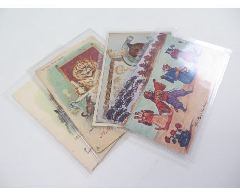 Louis Wain, Tuck 5802, 8126, 6444 & 3108   (4)