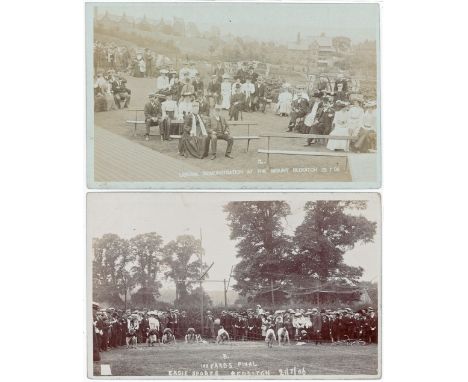 Worcester, Redditch, very nice small original collection, includes Liberal Demonstration, Eadie Sports, 1906 Fair, R/P's, etc