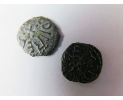 Anglo-Saxon Kings of Northumbria, styca of Aethelred II, first reign 841-844, cross each side, moneyer Cvnemvnd, wt.0.94g., S
