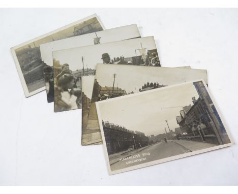 Lancashire,Chequerbent, small original collection, R/P's, parade, etc (6)