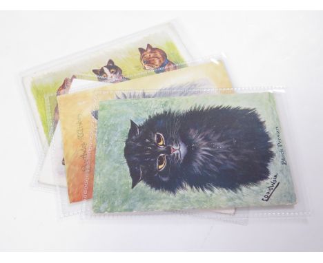 Louis Wain, Faulkner 507A, 507, 374D & 374E   (4)