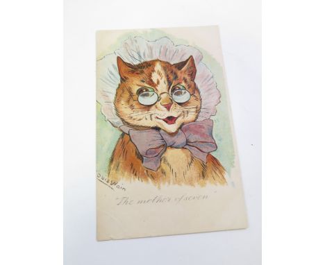 Louis Wain, unknown British publisher, The Mother of Seven   (1)