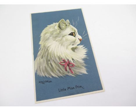 Louis Wain, Valentines, Little Miss Prim (1)