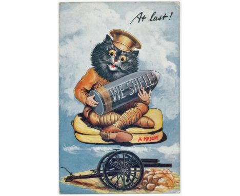Louis Wain, Tuck 8819 The Shell Mascot   (1)