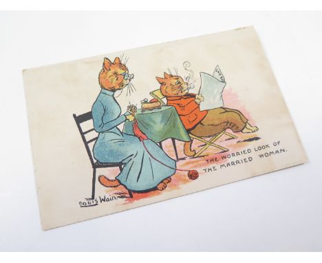 Louis Wain, Davidson 6092 The Worried Look   (1)