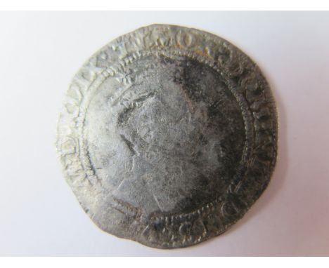 Edward VI silver shilling, Second Period, January 1549 - April 1550, Tower Mint, mm. - / Arrow, Bust 2, rare, Spink 2465, ful