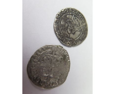 Henry VIII silver groat, Laker Bust A3, with Lombardic/Lombardic lettering, mm. Rose, salitires in cross-ends, Spink 2337C, f