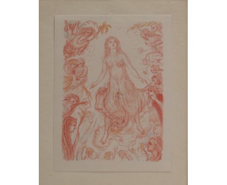 James ENSOR (1860-1949) "The Assumption" Lithograph, 1921. - Weight: 760 g - Shipping unavailable - Region: Belgique - Sizes: