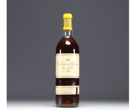 Chateau d'Yquem, 1980 vintage, Sauternes appellation, Bordeaux, France. - Weight: 1.33 kg - Shipping unavailable - Region: Fr