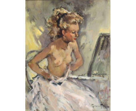 Pierre GRISOT (1911-1995) "Portrait of a woman" Oil on isorel panel. - Weight: 1.32 kg - Shipping available - Region: France 