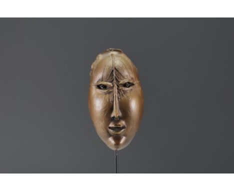 Paul WUNDERLICH (1927-2010) Bronze mask, monogrammed and numbered 7/12. - Weight: 420 g - Shipping available - Region: Allema