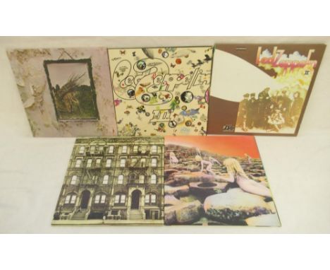 Led Zeppelin - Physical Graffiti SSK 89400, Houses of the Holy K 50014, Led Zeppelin II Stereo SD 8236, Led Zeppelin III Atla