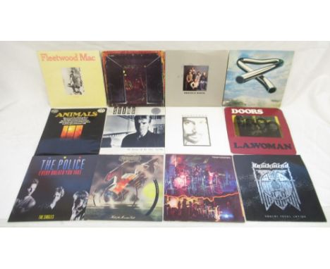 Mixed collection of LPs to inc. Fleetwood Mac, Alice Cooper, signed Procols Ninth 'Procol Harum', The Police, Sting, Hawkwind