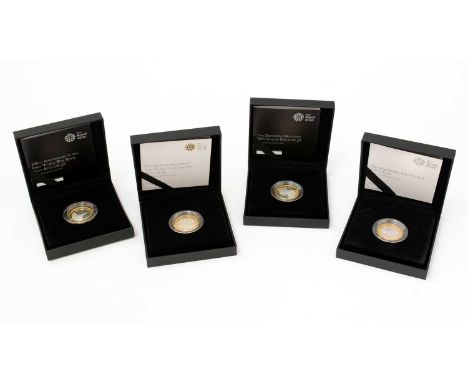 The Royal Mint United Kingdom £2 Silver Proof Piedfort coins, comprising: The Definitive Britannia 2015, limited edition 1422