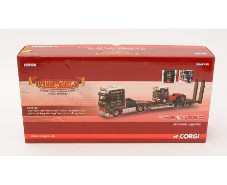 Corgi Hauliers of Renown Limited Edition 1:50 scale DAF105 Stepframe with Atkinson Bordera load, CC14109, boxed with certific