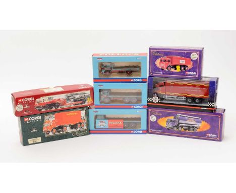 Corgi diecast commercial and other vehicles, 1:50 scale, comprising: CC13519; CC10606; 22502; CC10309; CC114016; 23501; 12101