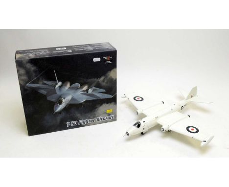 Air Force 1 1:72 scale diecast model of a T-50 Fighter, boxed; together with a Bravo Delta model aircraft, both boxed.