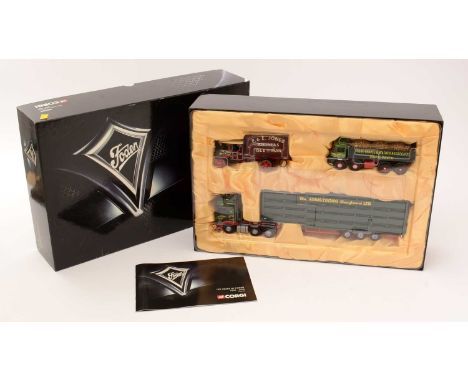 Corgi 150 Years of Foden Diecast Box Set, CC99185, limited edition 866/2210, scale 1:50, boxed with booklet.