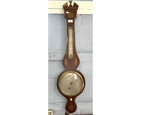 L Solcha &amp; Co, Hull - A Georgian mahogany cased barometer of typical form