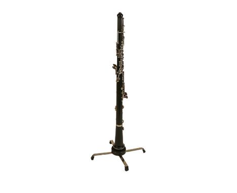 no.5001, semi-automatic octave, thumb plate, open ring keys (cased) together with reed making equipment including mandrel and