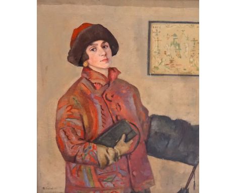 B SICHEL (circa 1920's)Portrait of a lady, oil on canvas, signed, 51cm x 41cm