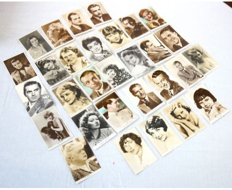 COLLECTION OF CINEMA PORTRAIT POSTCARDS1920/50's, includes Clark Gable, Greer Garson, Ronald Colman, Anna Neagle, Robert Tayl