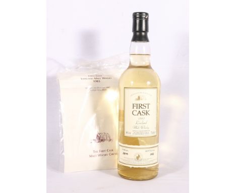 LITTLEMILL 1983 20 year old single cask Lowland Scotch whisky, distilled 6th December 1983, bottled April 2004 from cask numb