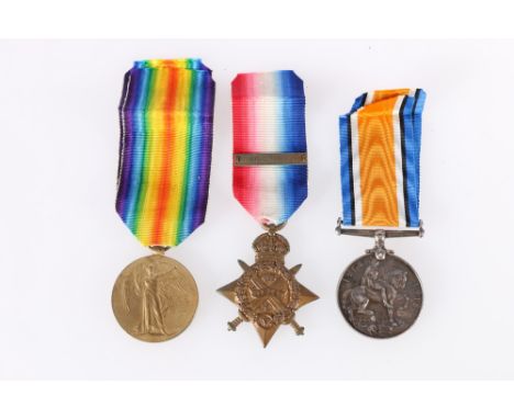 WWI trio of 1020 Private Thomas Swan of Argyll and Sutherland Highlanders including war medal and victory medal (1020 PTE T S