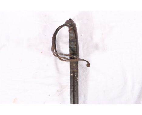 British infantry officer's sword with etched blade for Royal Artillery, the ricasso marked for Henry Wilkinson of Pall Mall L