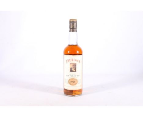 ABERLOUR 1970 21 year old Highland single malt Scotch whisky distilled and bottled by Aberlour Glenlivet Distillery Co Ltd of