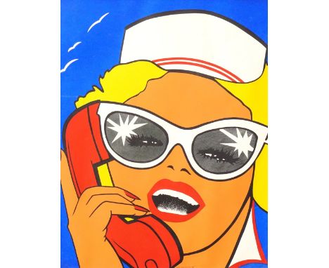ERIK DRUMMOND
'The Fleets In', limited edition 'Pop Art' style screen print numbered 60/100, signed, 71cm x 56cm
