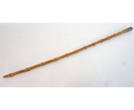 WWII PERIOD 'GORDON HIGHLANDERS' BAMBOO SWAGGER STICK
69cm long