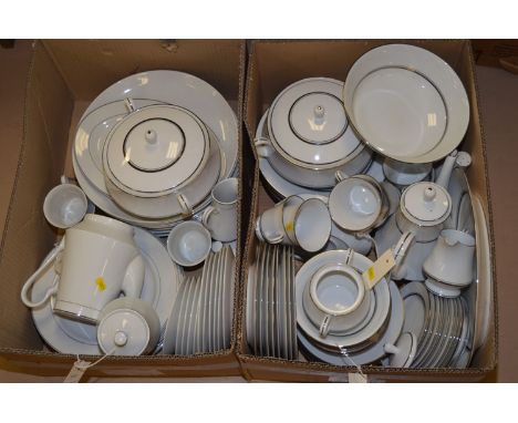 A part tea, dinner and coffee service, by Noritake 'Galaxy' pattern, L554, in two boxes.