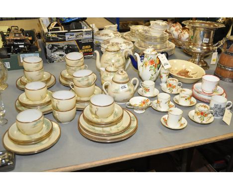 A Royal Doulton 'Rosslyn' pattern coffee set, comprising; teapot, sugar, cream, six coffee cans and saucers, no. D5095; a mid