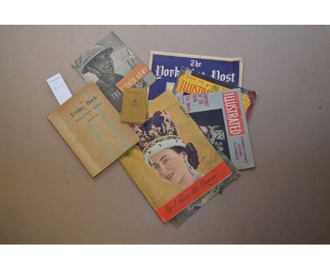 The 8th Army, September, 1941-January, 1943, published by His Majesty's Stationery Office; Coronation Magazines by Picture Po