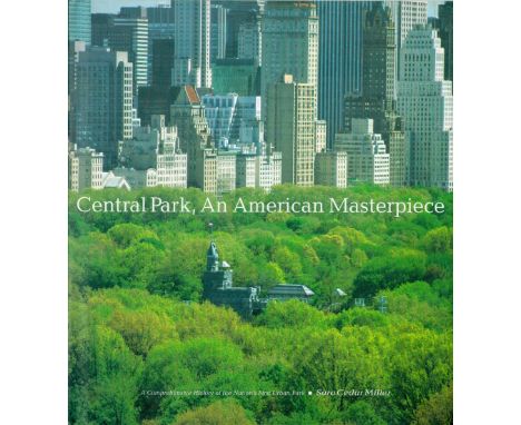 Central Park, An American Masterpiece by Sara Cedar Miller 2003 First Edition Hardback Book published by Harry N Abrams Inc s