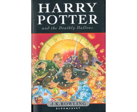 Harry Potter and the Deathly Hallows by J K Rowling Hardback Book 2007 First Edition published by Bloomsbury Publishing Plc s