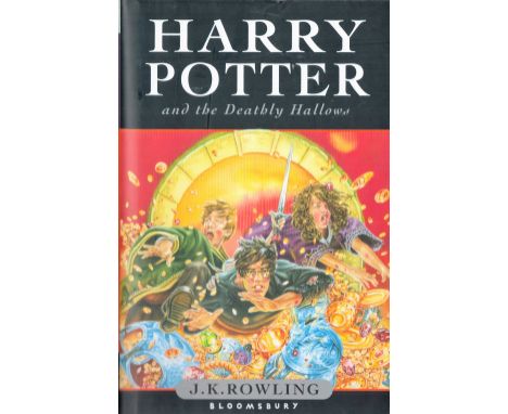 Harry Potter and the Deathly Hallows by J K Rowling Hardback Book 2007 First Edition published by Bloomsbury Publishing Plc s