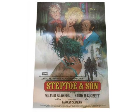 An original British one sheet poster for Steptoe and Son (1972) from the Studio Canal Archive at Pinewood Studios.Size approx