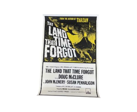 An original British one sheet poster for The Land That Time Forgot (1974) from the Studio Canal Archive at Pinewood Studios.S