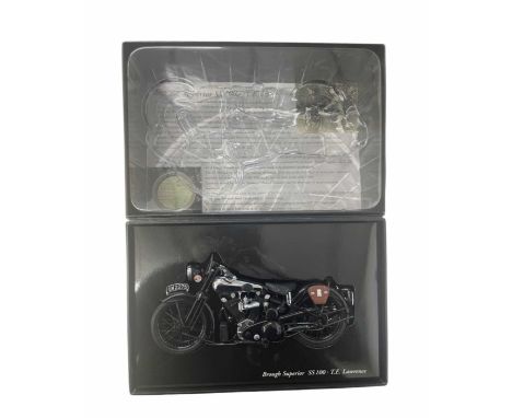 A boxed Minichamps 1:12 scale model: Brough Superior SS 100, TE Lawrence 1932