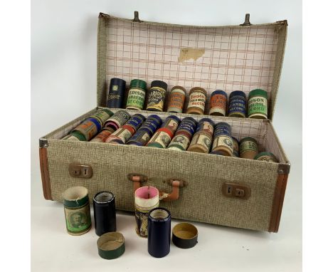 Large quantity of phonograph cylinders. Almost all Edison, many Blue Amberol and 4 minute examples. (86 boxed cylinders + a f