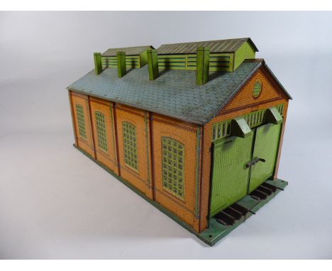 A Hornby Three Rail 'O' Gauge No2 Engine Shed.