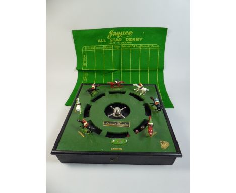 A Vintage Electrical All Star Derby Horse Racing Game in Original Box by John Jaques and Son Ltd. Horse Blenheim Missing, and