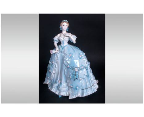 Royal Worcester Limited and Numbered Edition Figure 'Henrietta' The Right Quadrille RW 4538. Modeller Nigel Stevens. Issued 1