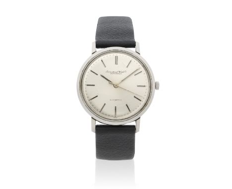 International Watch Company. A stainless steel automatic wristwatchDate: Purchased 30th November 1965Movement: Jewelled Cal.8