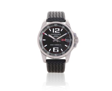 Chopard. A stainless steel automatic calendar wristwatchModel: Mille Miglia GT XLReference: 8997Date: Circa 2010Movement: 24-