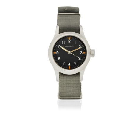 Jaeger-LeCoultre. A stainless steel manual wind military issue wristwatchModel: Mark XIDate: Circa 1948Movement: Jewelled Cal